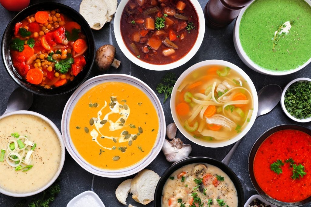 Variety Of Soups
