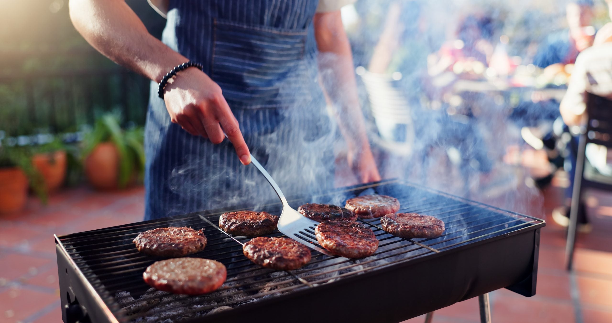 grilling burgers