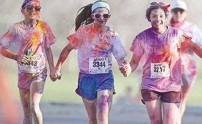 Run for Color Event at JC Booth