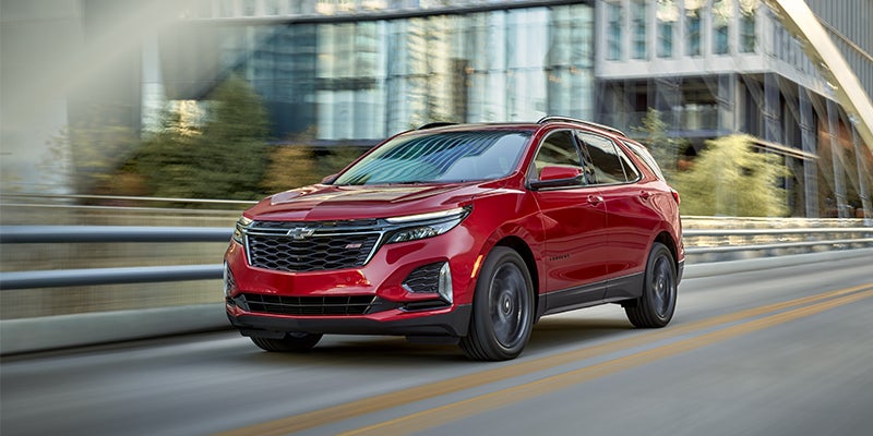 Highway-driving shot of a 2023 Equinox