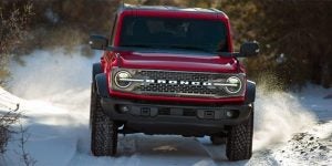 Ford Bronco in Snow Riverhead, NY