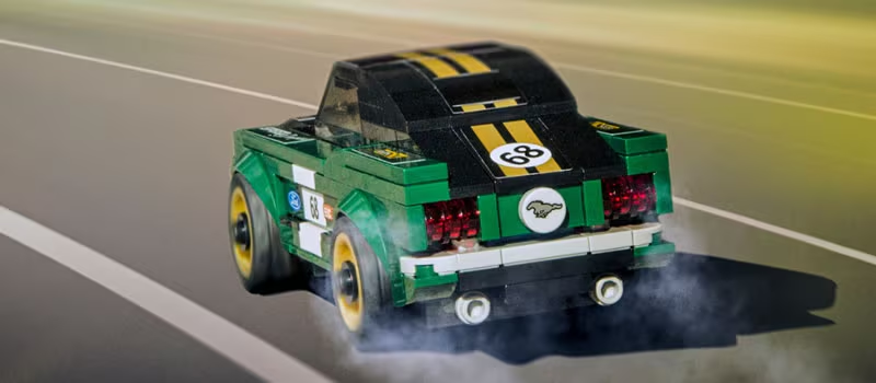 Ford Lego 1968 Mustang Rear