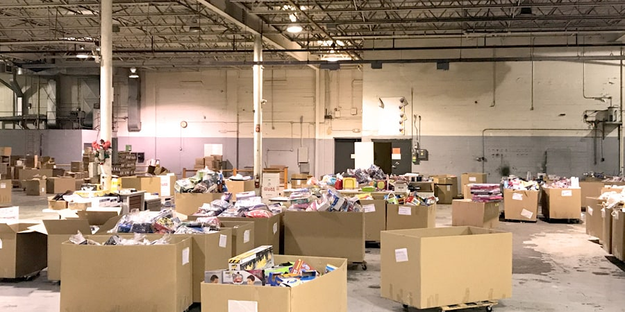 Toys For Tots Warehouse
