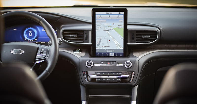 new Explorer Interior