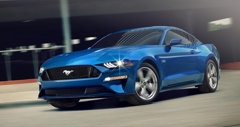 Ford Mustang Blue