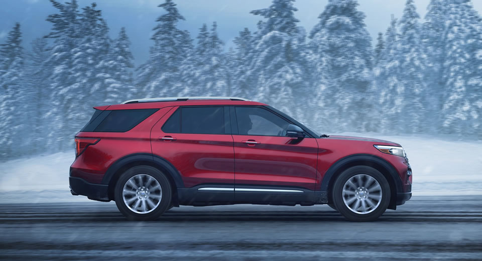 ford vehicle in winter