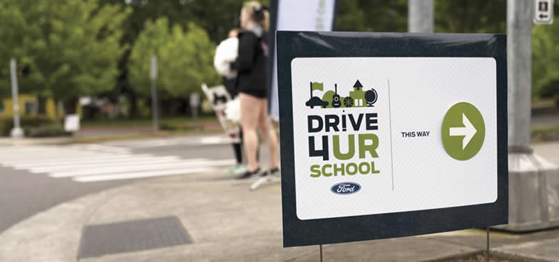 Ford Drive 4 UR School event
