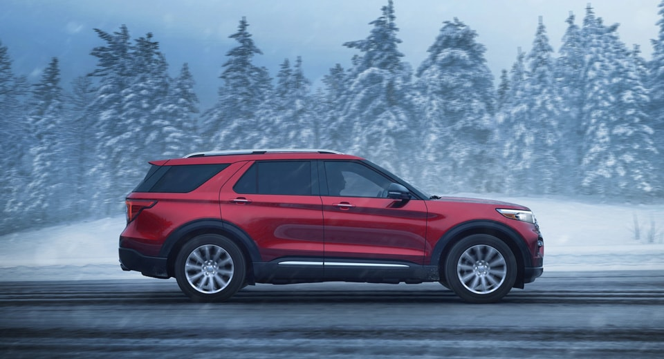 Vehicle in snow