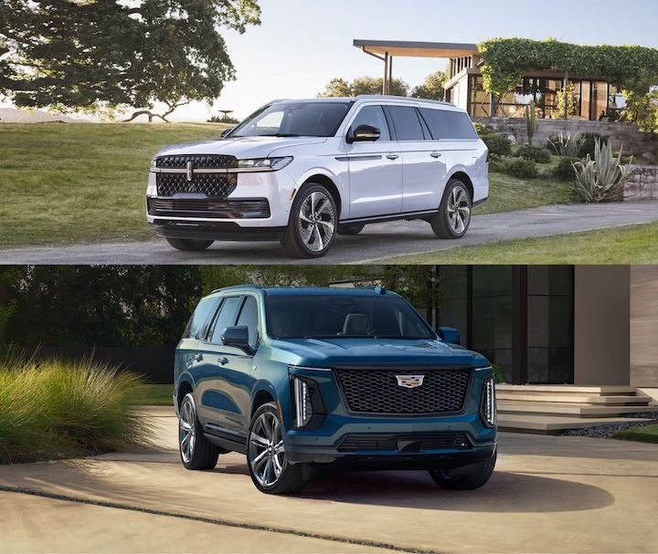 2025 Lincoln Navigator vs Cadillac Escalade Comparison