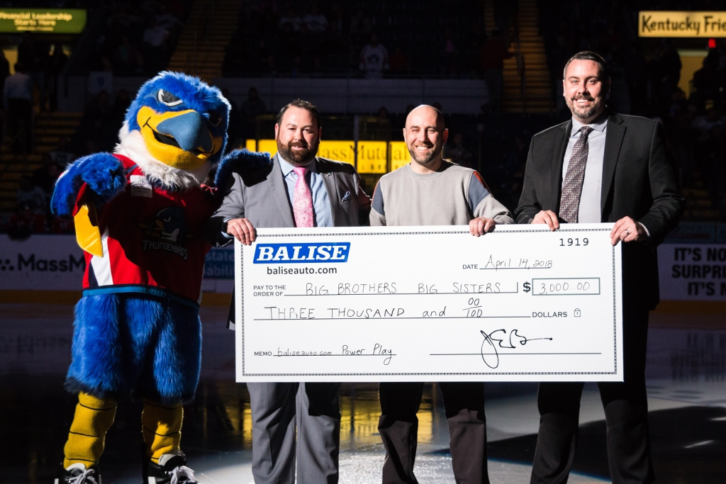 Balise Auto Power Play Raises $3,000 for Big Brothers Big Sisters of Hampden County