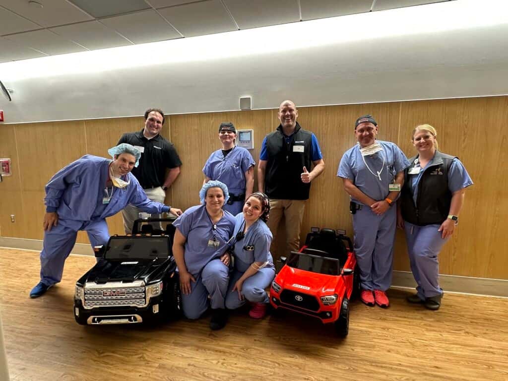 Balise Donates New Ride-On Vehicle Fleet to Hasbro Children's Hospital, Bringing Smiles to Surgery
