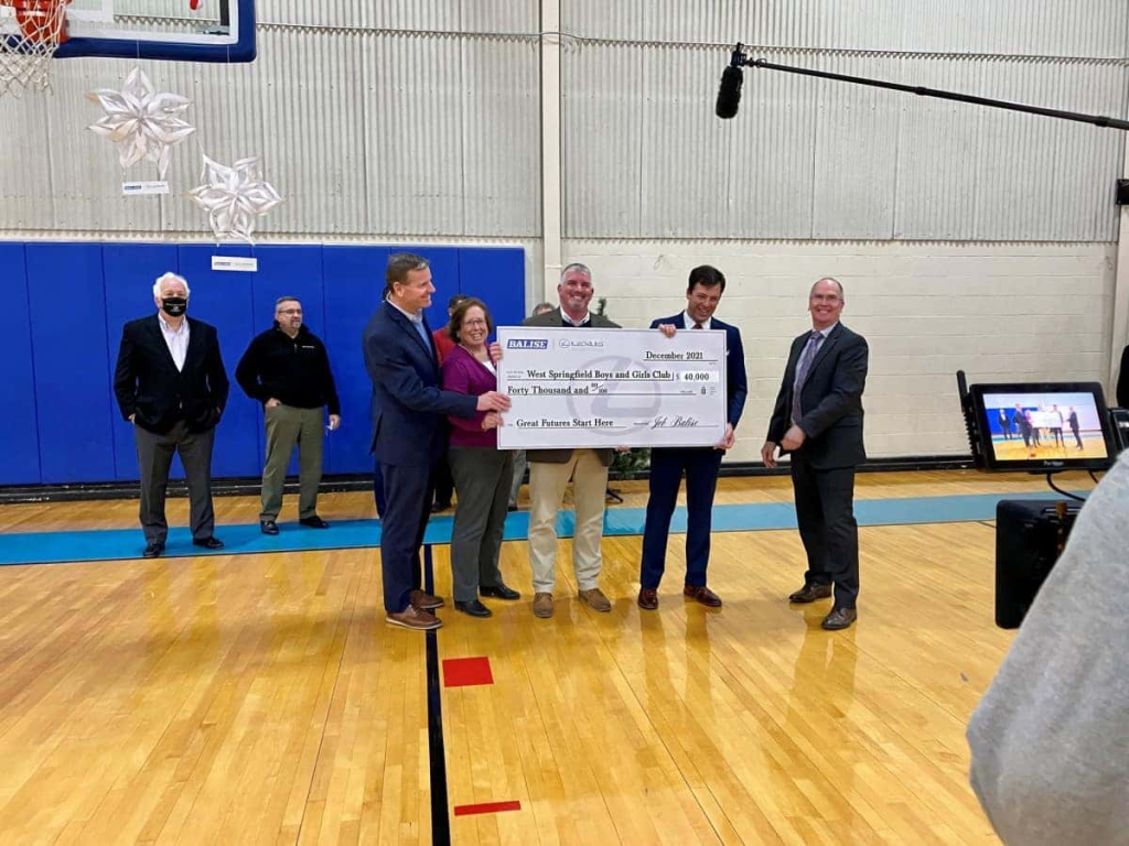 Balise Auto Donates to the Boys & Girls Club of West Springfield