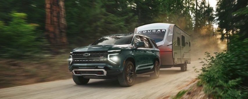 The Chevy Tahoe can tow all types and sizes of RVs.