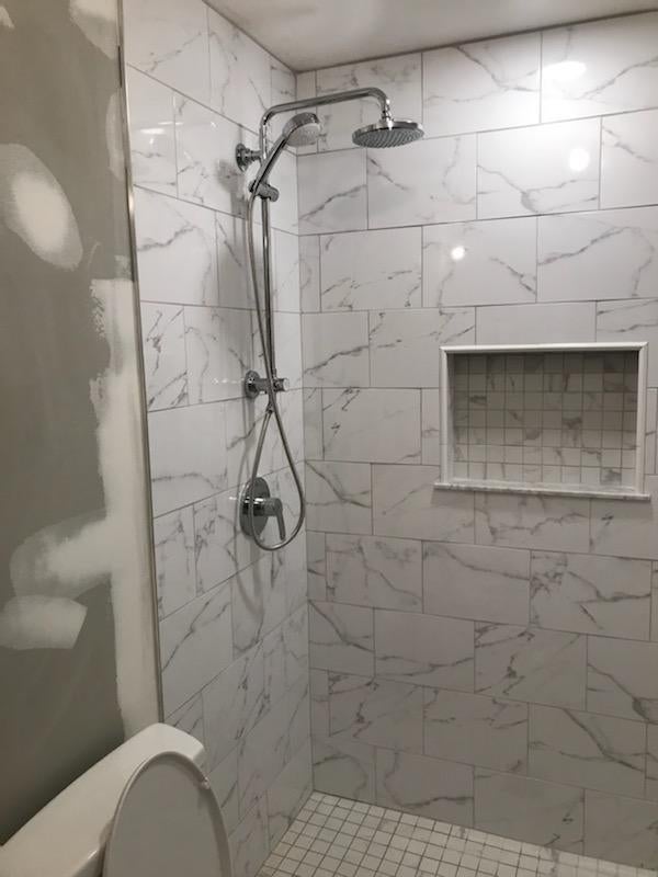 bathroom remodel results