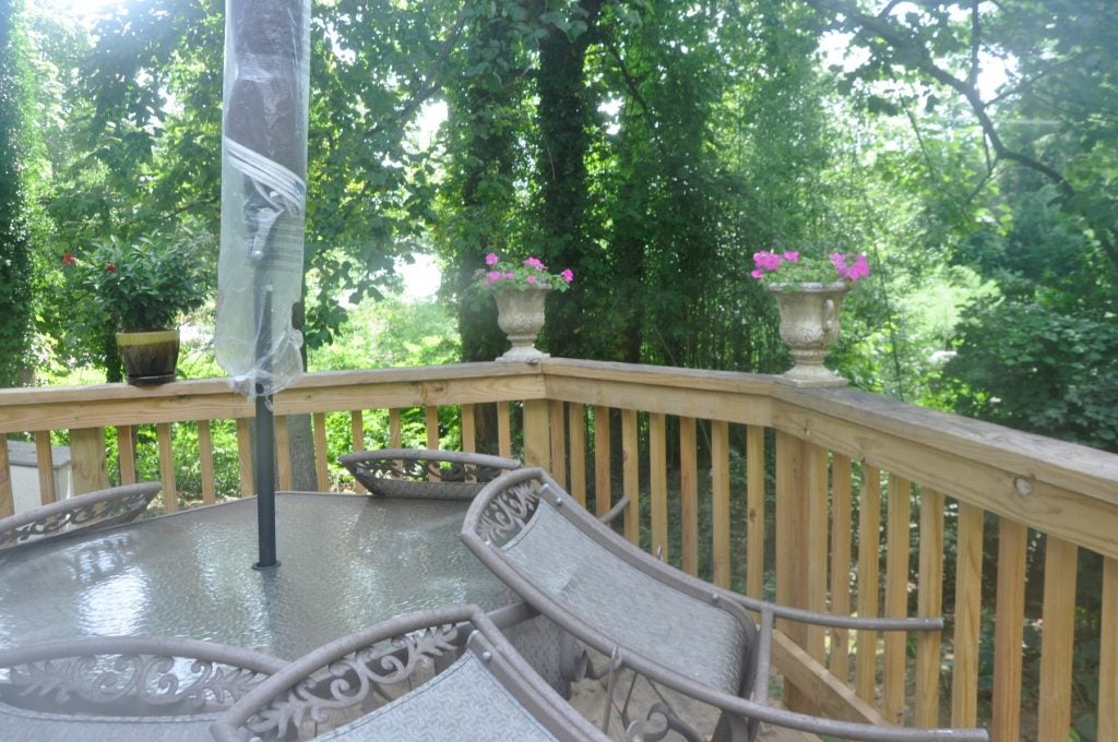 completed deck