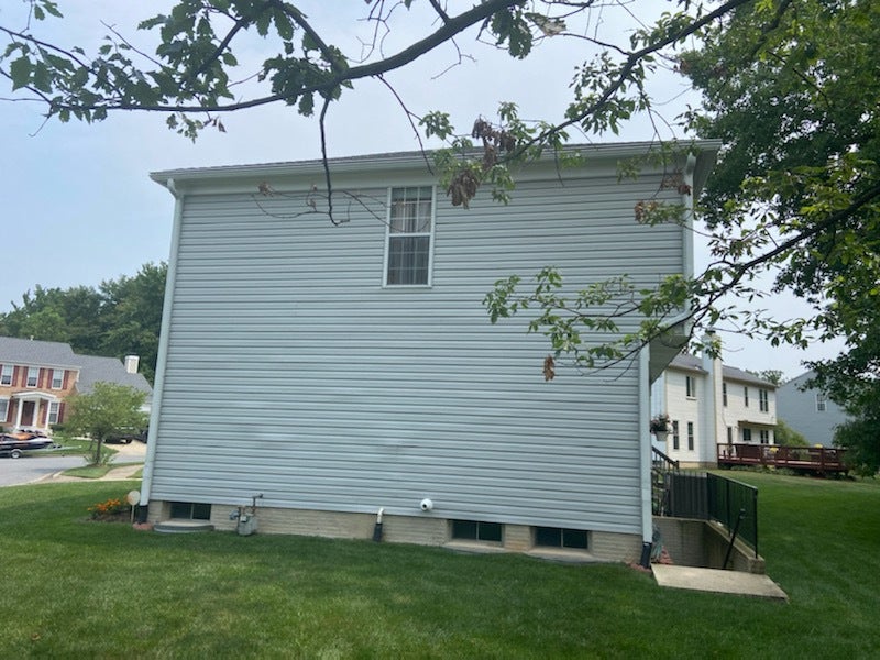 before siding
