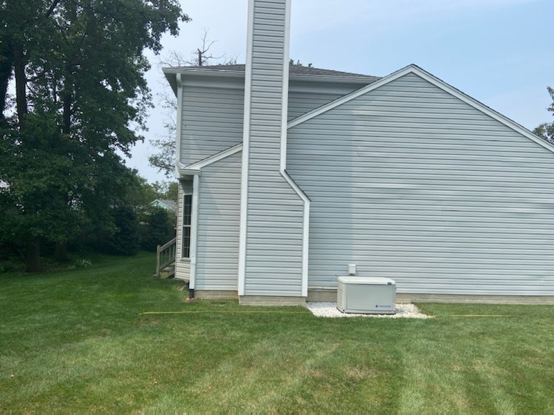 before siding