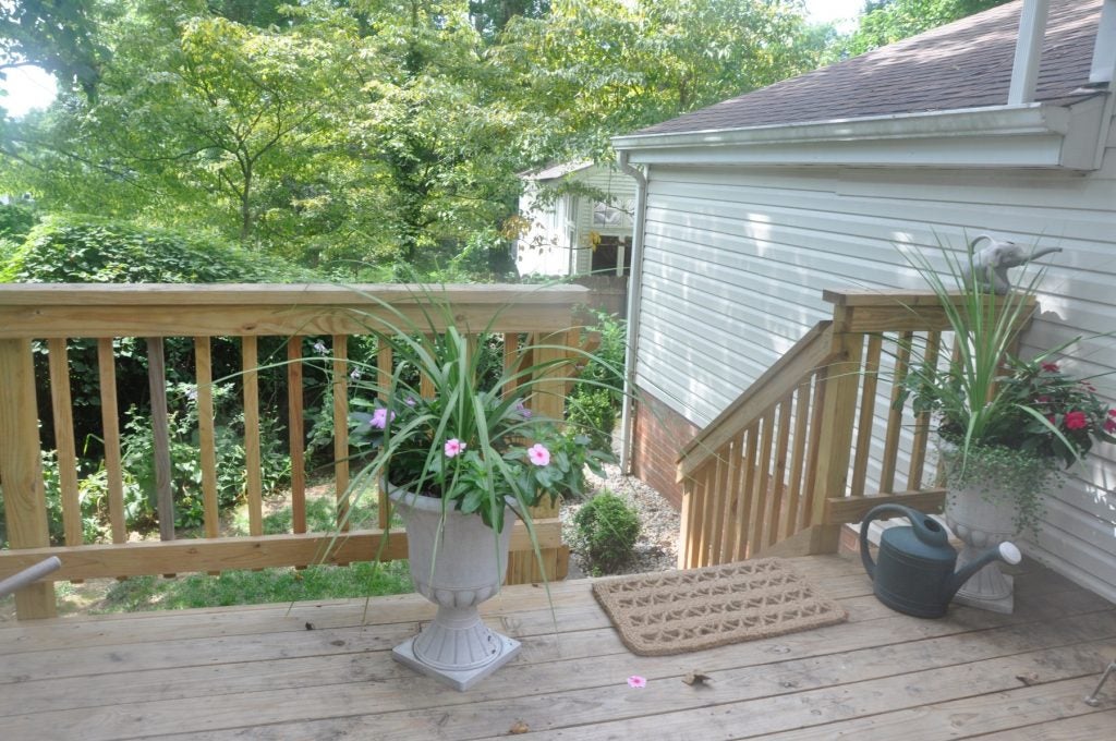 completed deck
