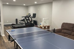 basement remodel results