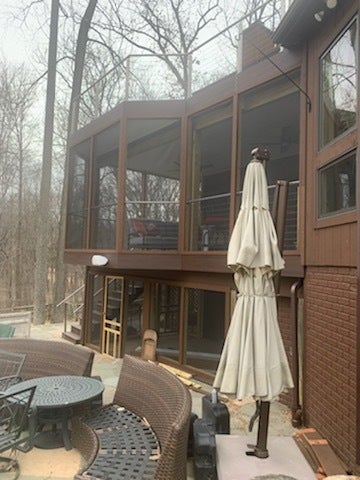 two story deck enclosure build results