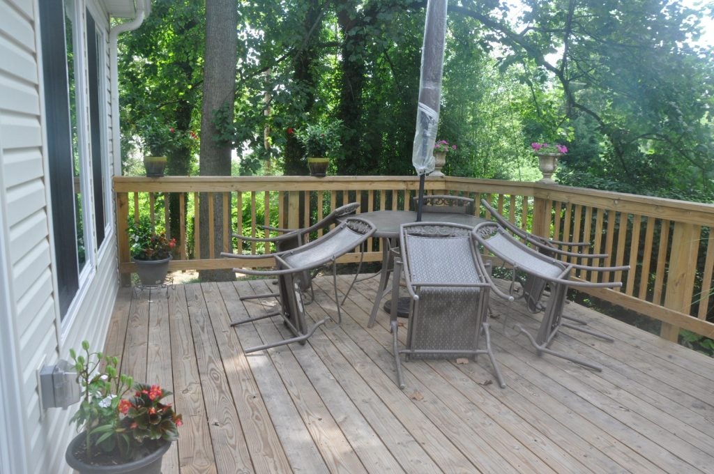 completed deck