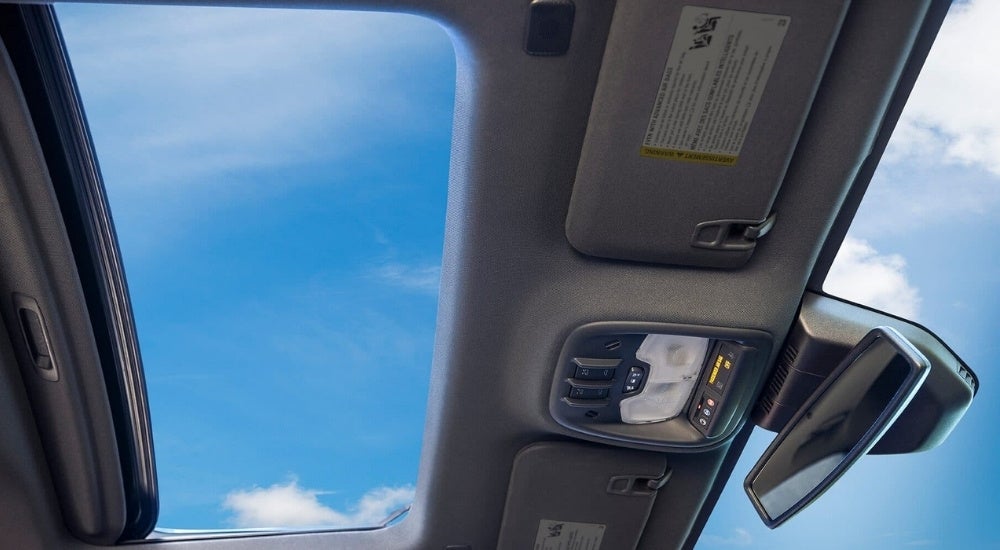 Moonroof in a 2023 Chevy Colorado ZR2