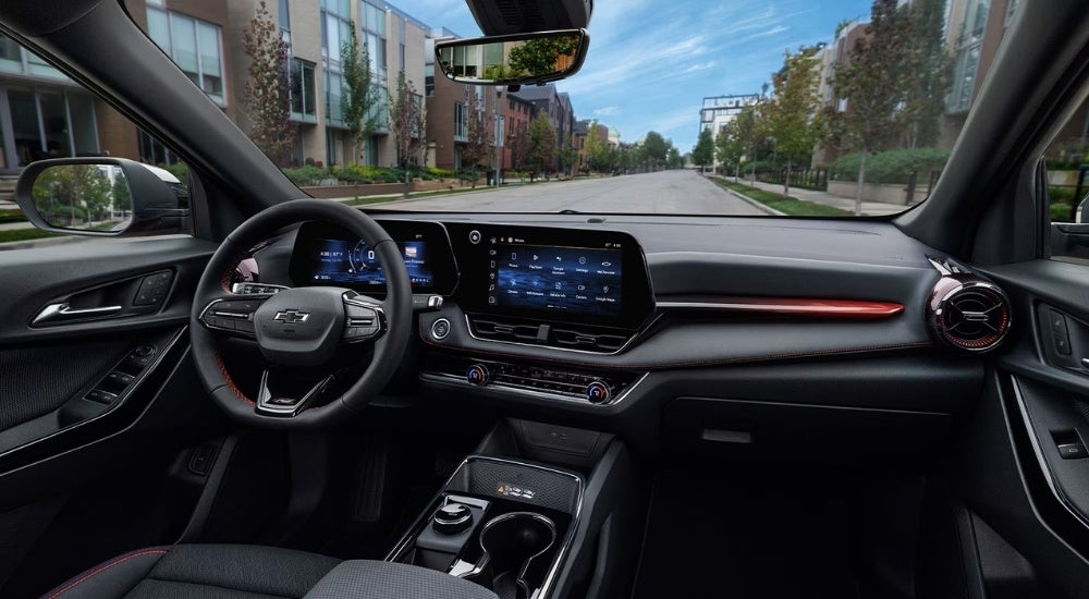 Black dash in a 2025 Chevy Equinox for sale near Trussville