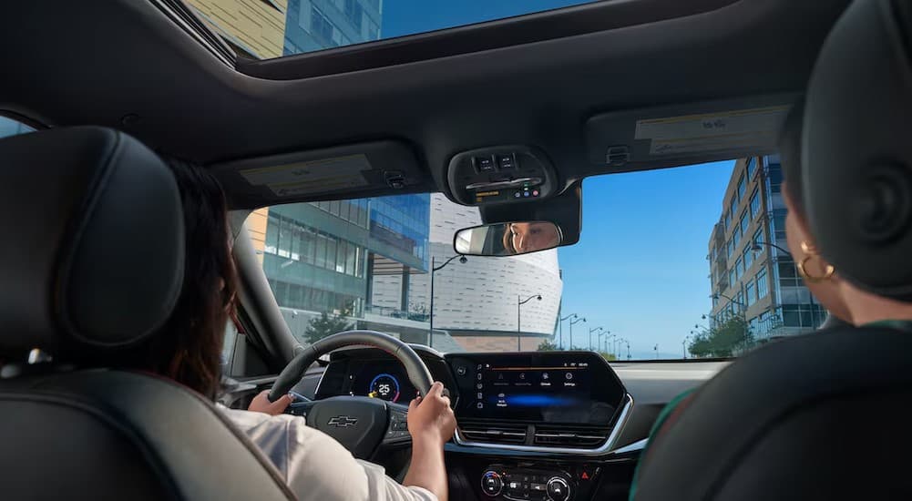 People driving in a 2026 Chevy trax.