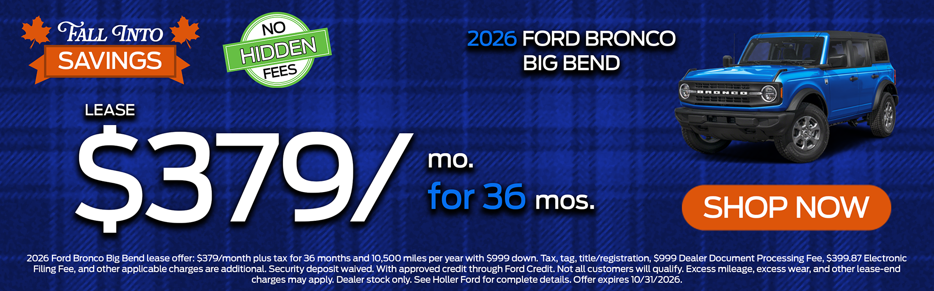 2026 Ford Bronco Big Bend