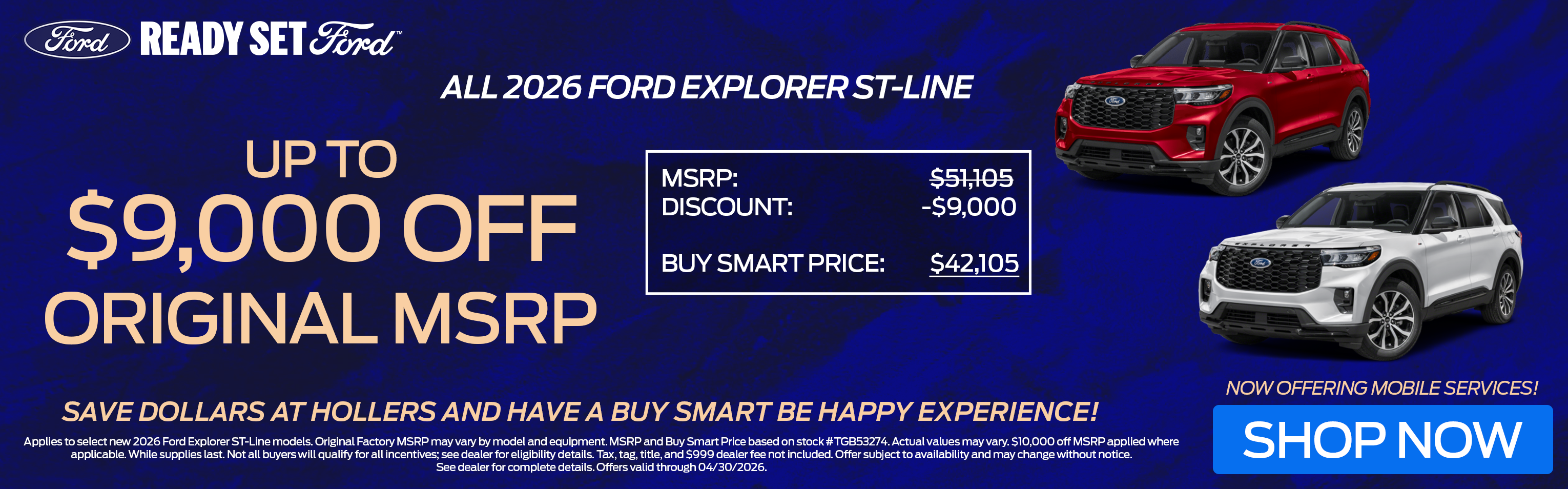 ALL 2026 FORD EXPLORER ST-LINE