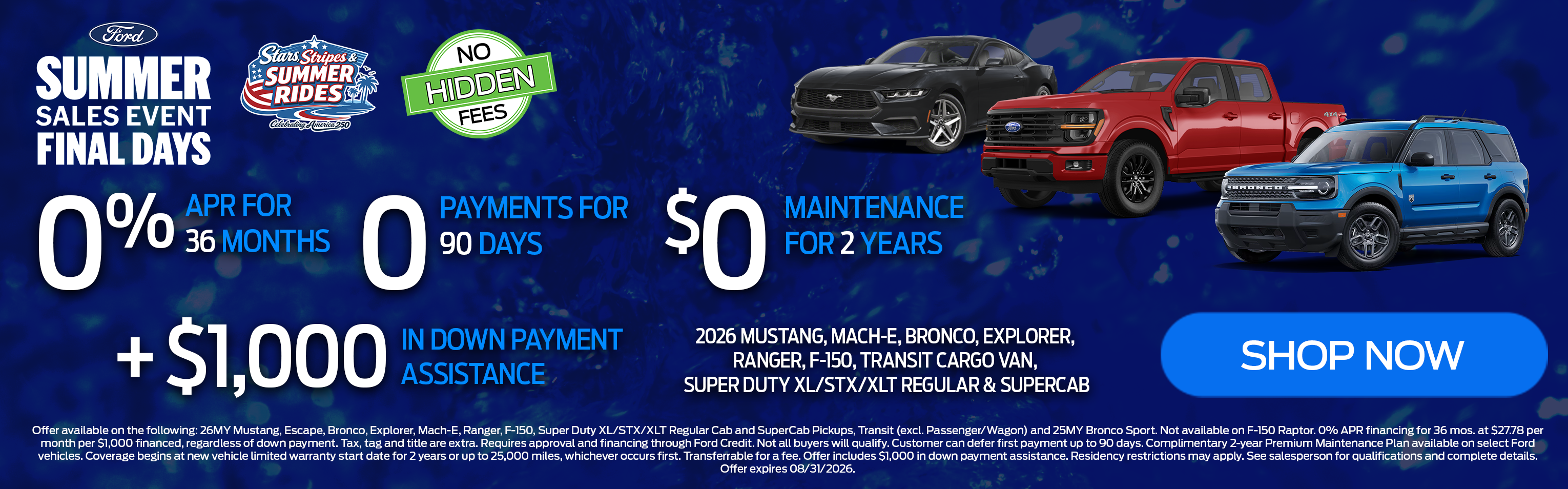 Get $1,000 Down Payment Assistance