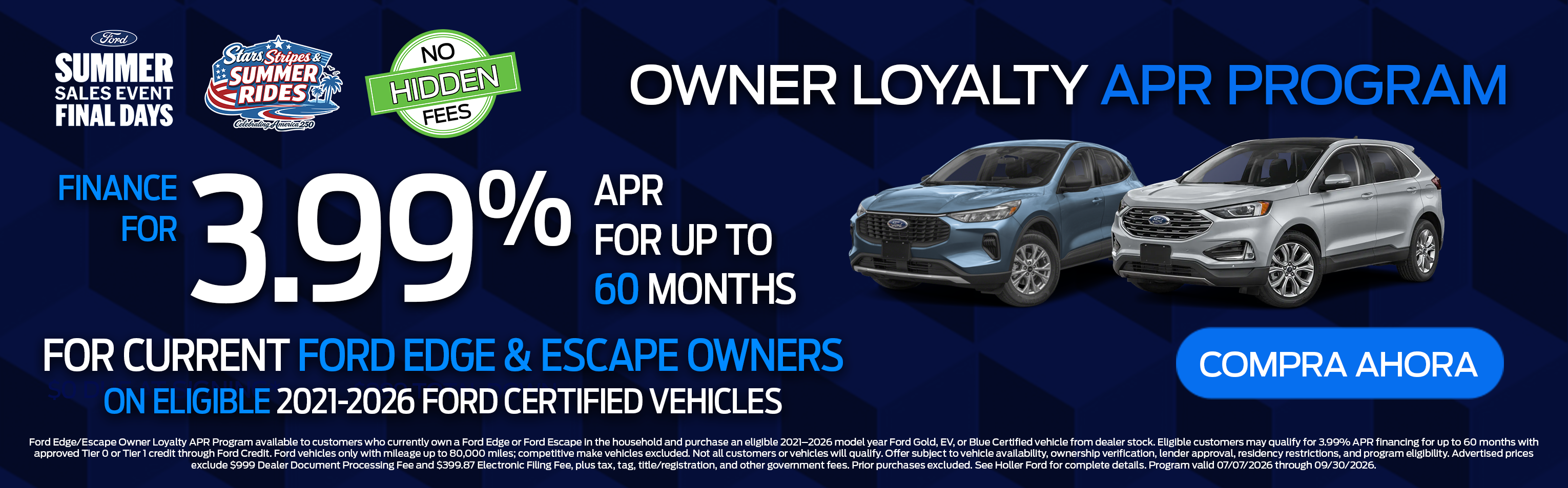 Owner Loyalty Program