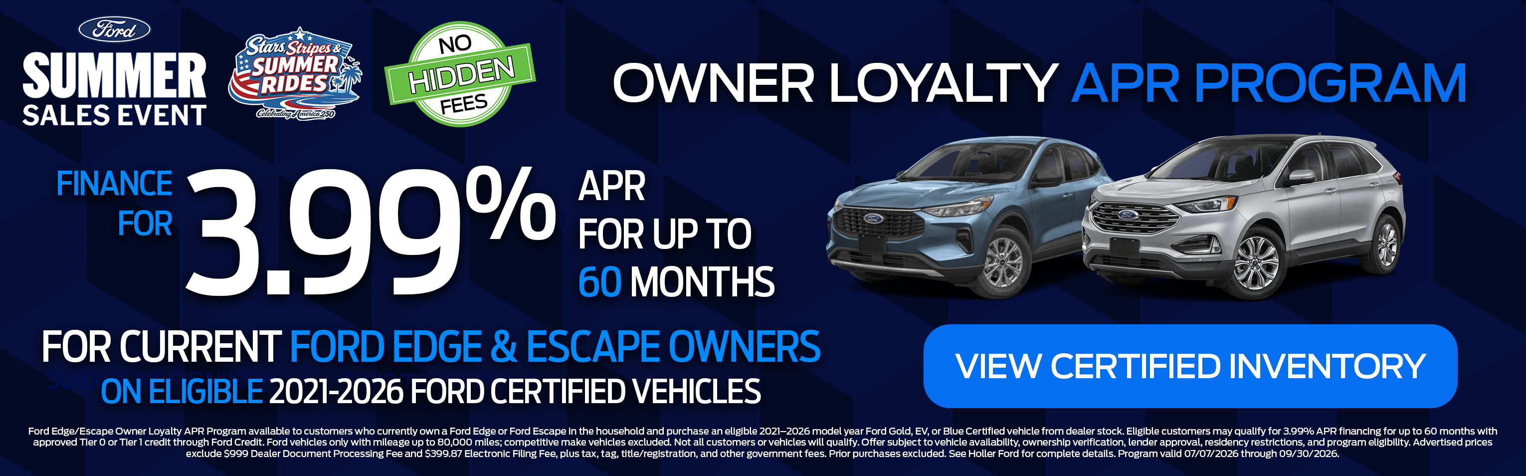 Owner Loyalty Program