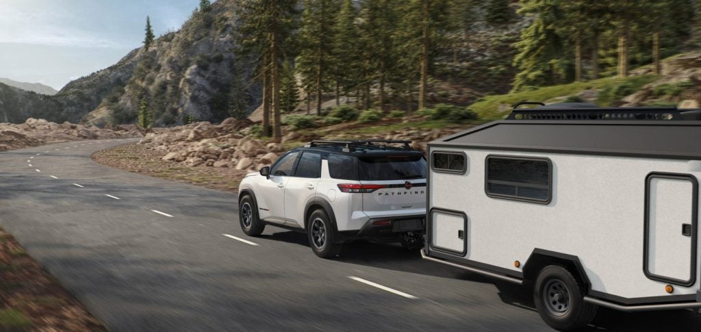 Nissan pathfinder towing