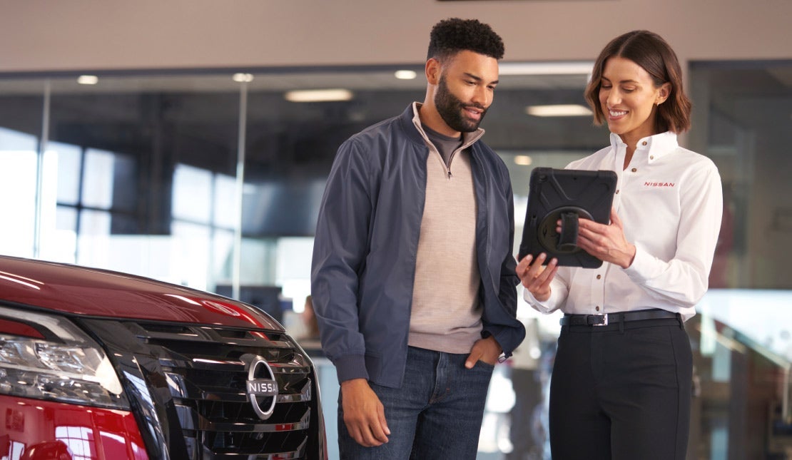 Service woman at Nissan