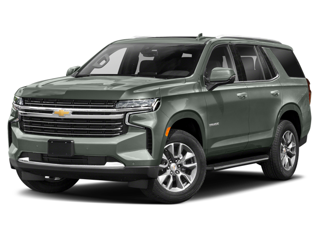 model photo of Chevy Tahoe in green