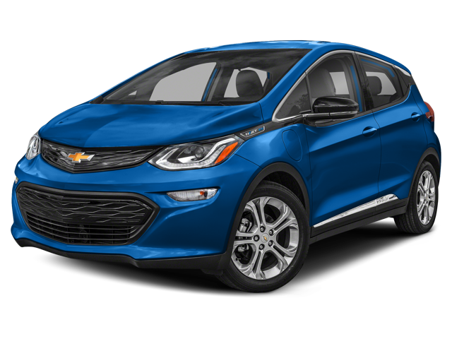 model photo of Chevy Bolt EUV in blue