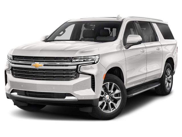 model photo of white Chevy Tahoe