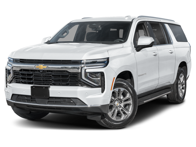 model photo of a Chevy Suburban in white