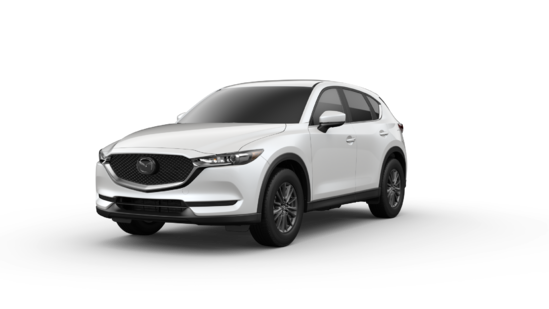 model photo of a Mazda CX-5 in white