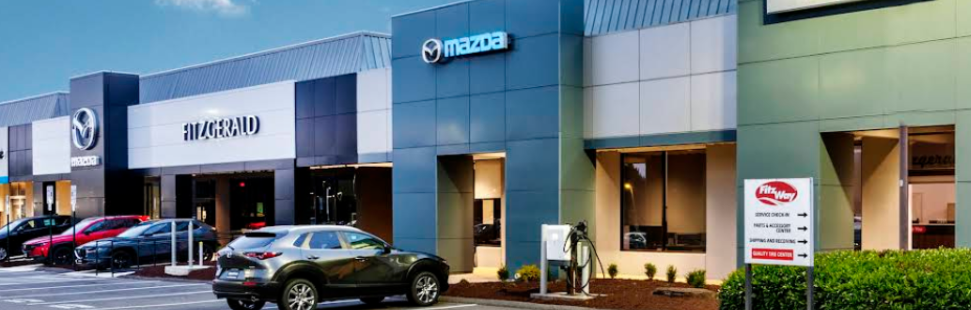 Exterior view of Fitzgerald Mazda Frederick dealership