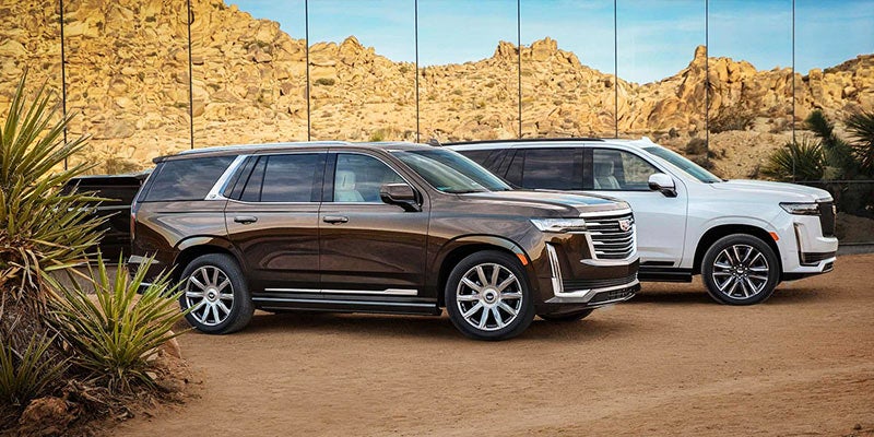 Two 2021 Cadillac Escalades