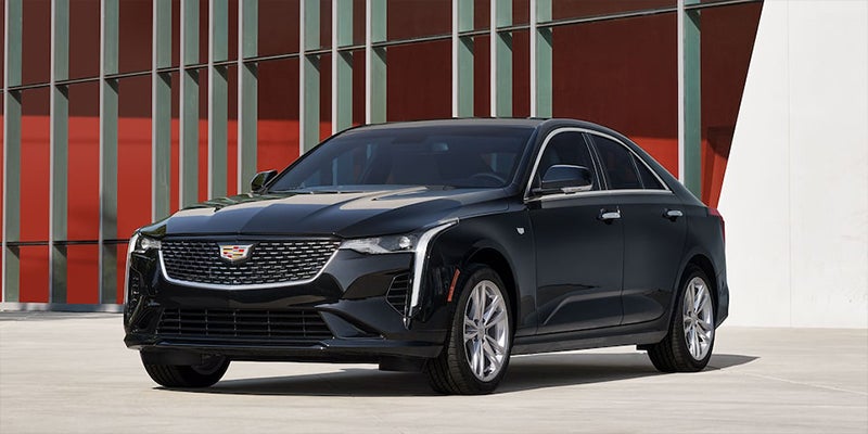 2023 Cadillac CT4 in black 