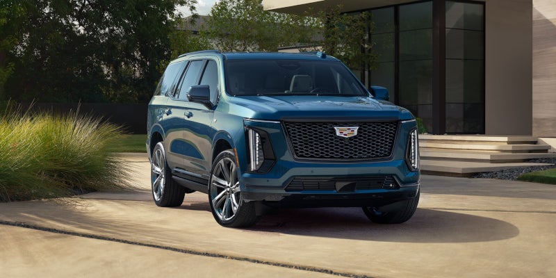 2025 Cadillac Escalade parked in driveway