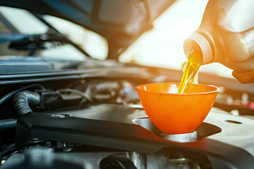 Oil change.
