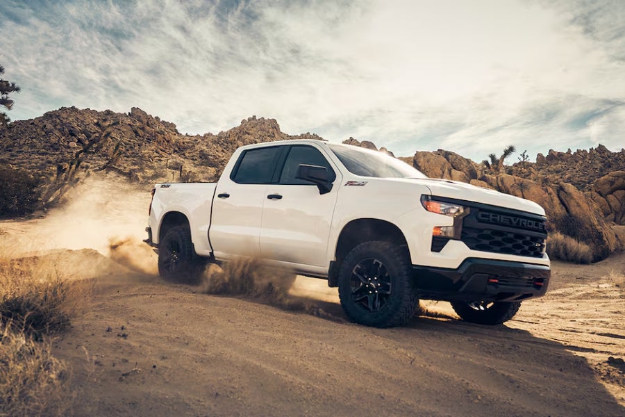 white 2024 Chevy Silverado 1500