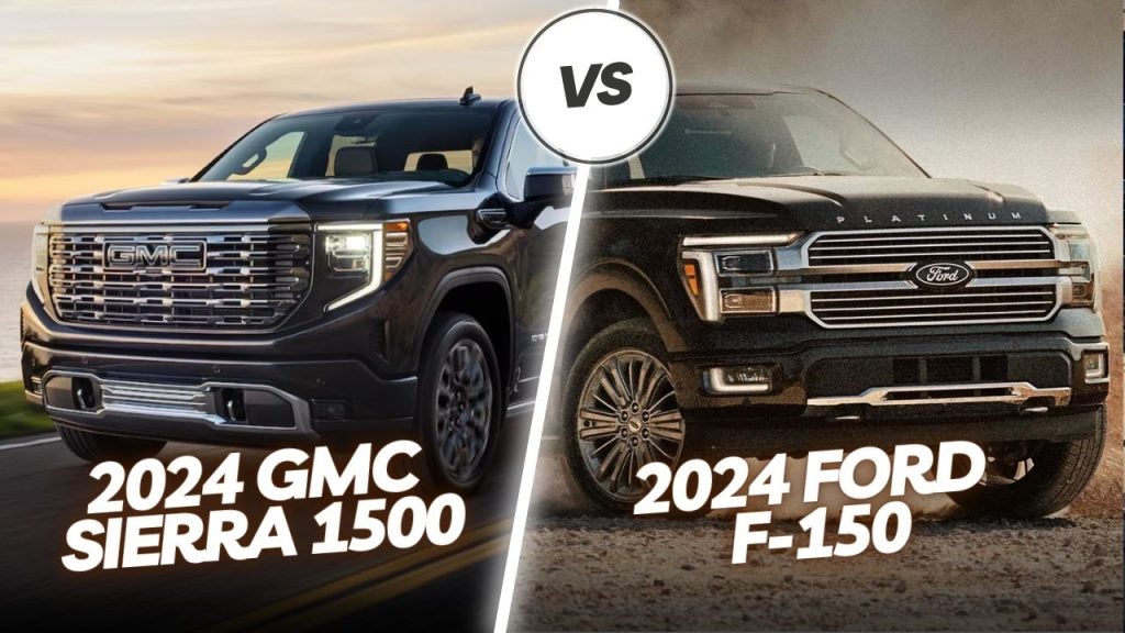 2024 GMC Sierra 1500 vs 2024 Ford f-150