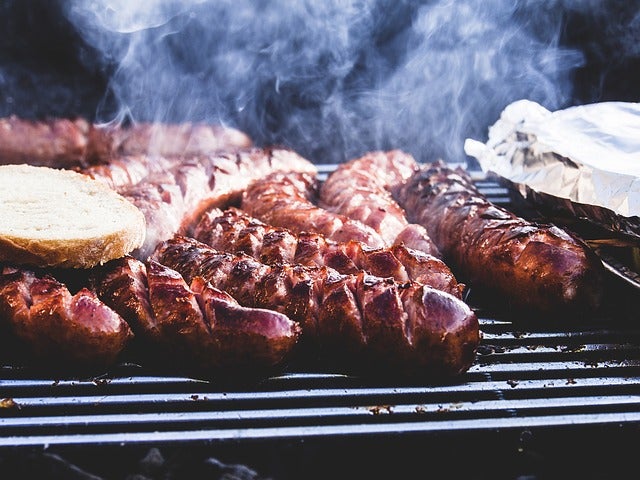 barbecue sausage grilling