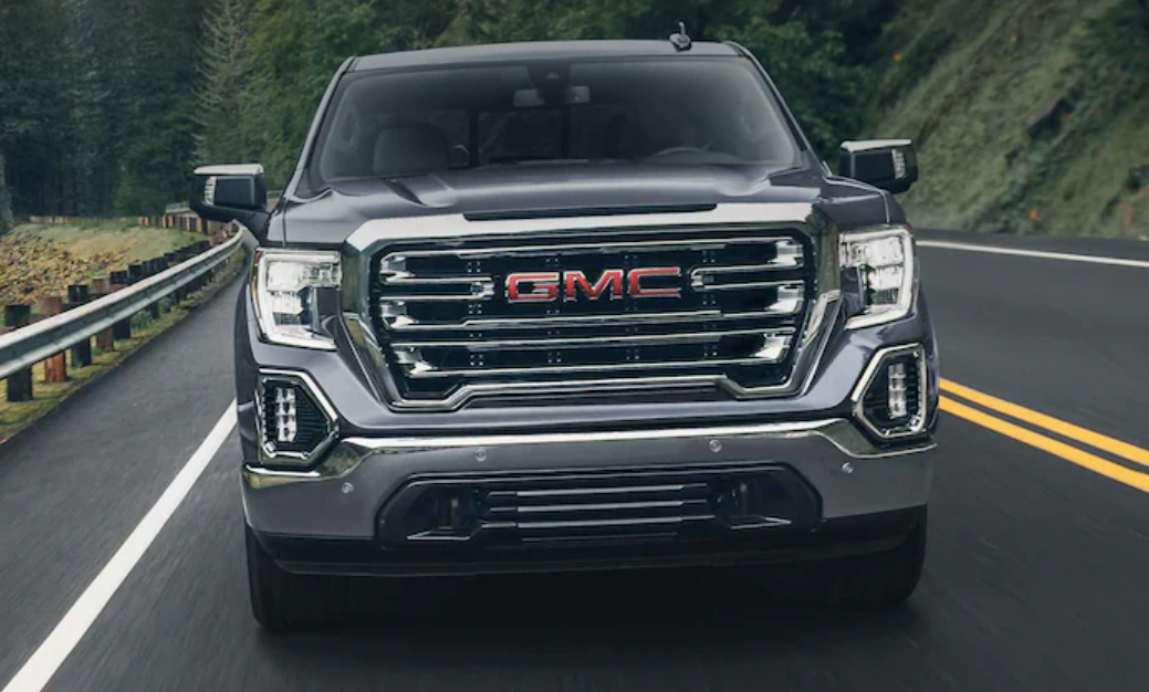 front of sierra gmc truck front view