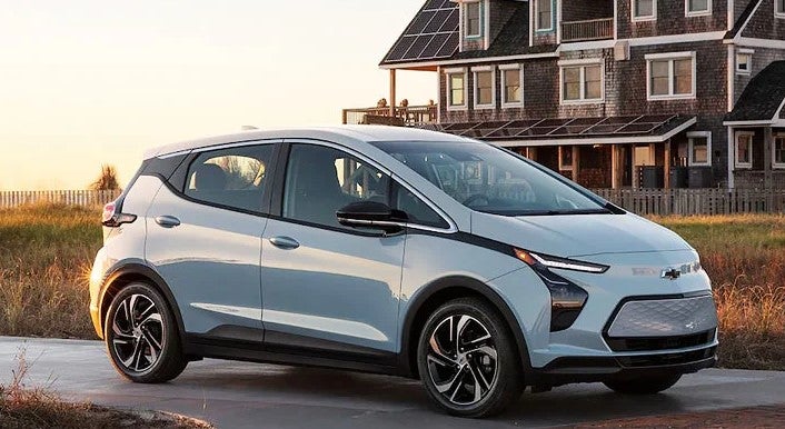 side view of the bolt ev